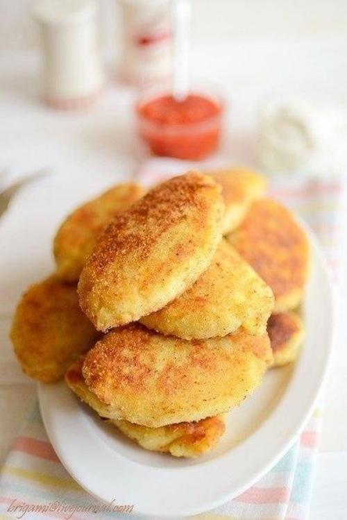 Картофельные зразы с грибами.