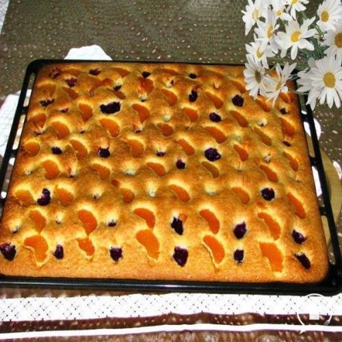 Рецепт пирога с фруктами на минералке. Пирог на МИНЕРАЛКЕ C фруктами.