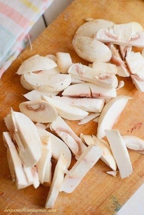 Картофельные зразы с грибами. 02