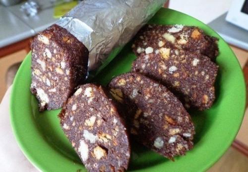 Сладкая колбаска. Ингредиенты: Сладкая колбаска. Ингредиенты: