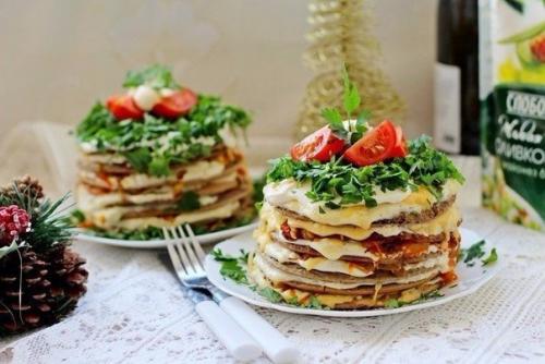 Печёночные мини - тортики. 01