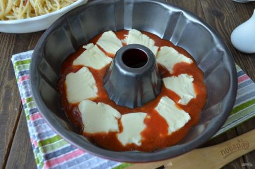 Гигантский пончик из спагетти. 07