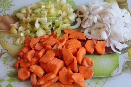 Овощное рагу с курочкой. 04