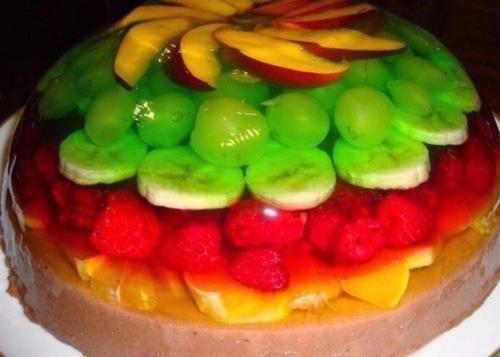 Разноцветное желе - что может быть красивее!