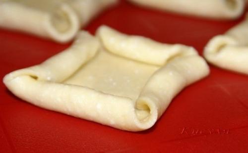 Творожное печенье - пирожное с фруктами. 03