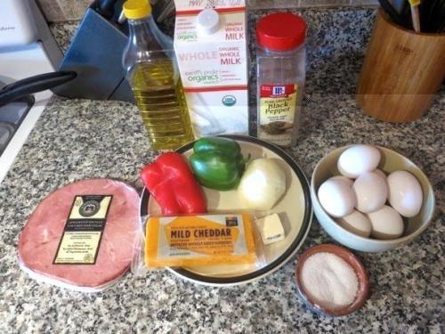 Омлет по - денверски, запеченный в духовке. 01