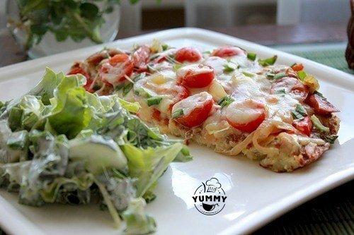 Картофельная пицца на ужин. Картофельная пицца на ужин.