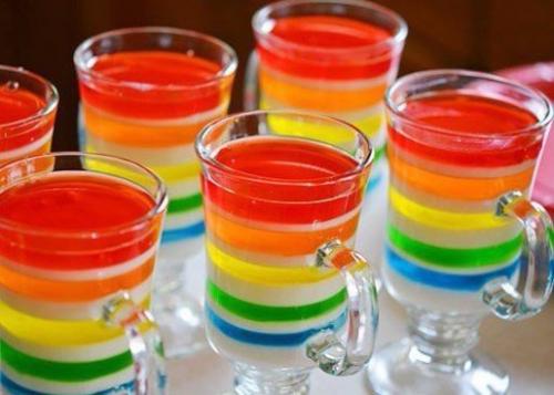 Разноцветное желе - что может быть красивее!