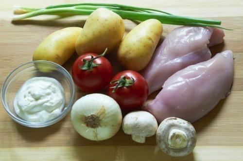 Куриная грудка под шубой. 02