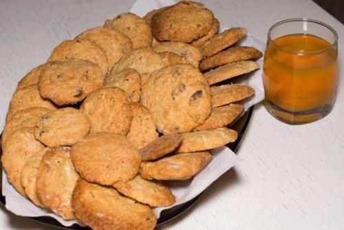 Домашнее овсяное печенье.