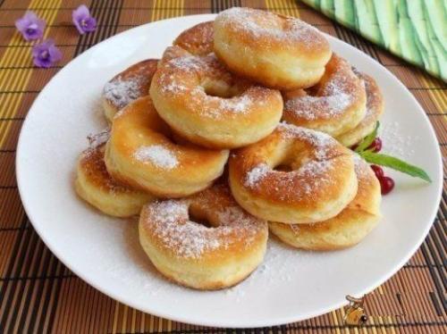 Пончики из плавленого сыра.