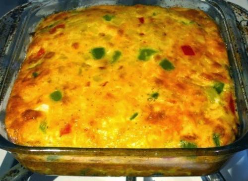 Омлет по - денверски, запеченный в духовке. 08