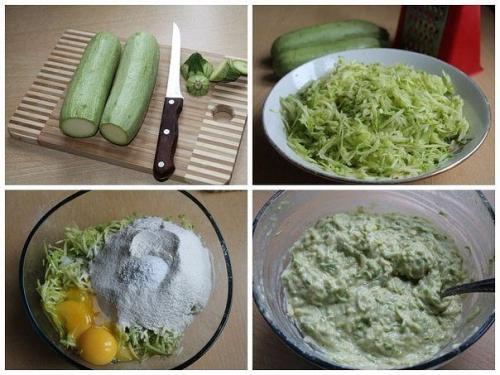 Кабачковый рулет с грибами. 01