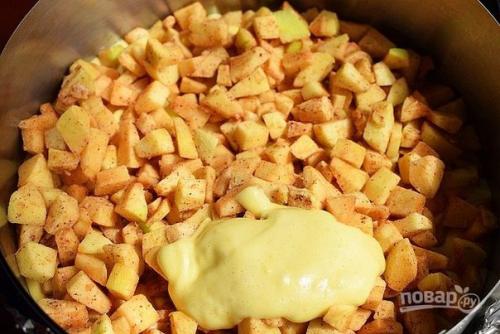 Шарлотка с яблоками (мастер-класс). 06