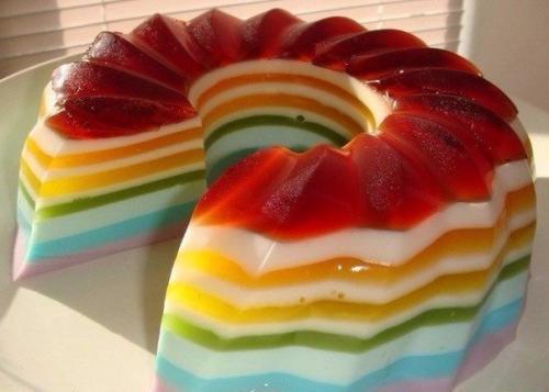 Разноцветное желе - что может быть красивее!