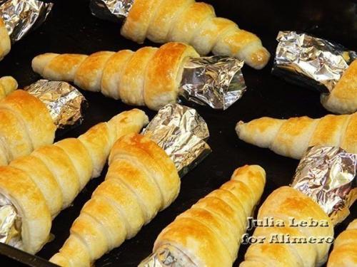 Слоеные трубочки с кремом. 06