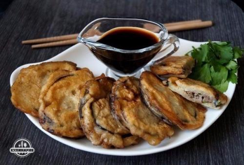 Баклажаны с мясом по-китайски.