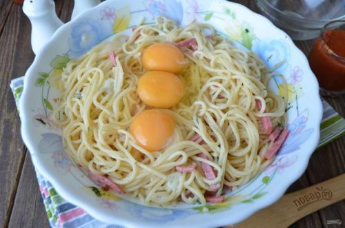 Гигантский пончик из спагетти. 04