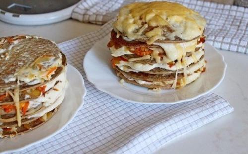 Печёночные мини - тортики. 08