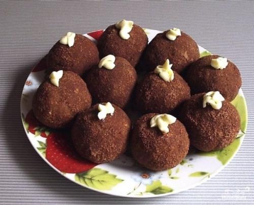 Заварное пирожное картошка.