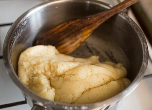 Пирог карпатка.  Этот удивительно простой и очень вкусный заварной пирог весьма популярен. 03