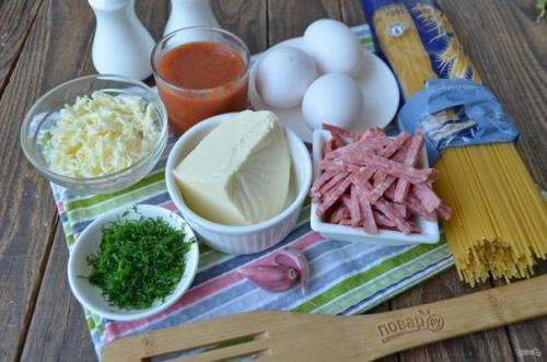 Гигантский пончик из спагетти. 01