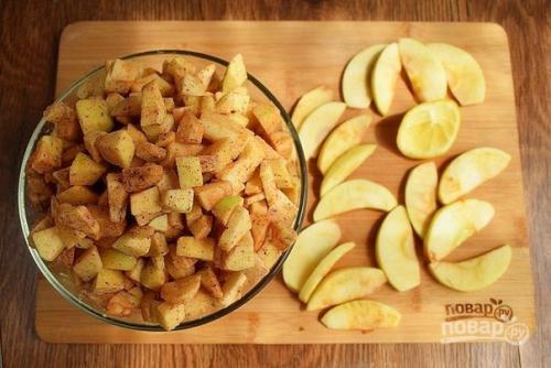 Шарлотка с яблоками (мастер-класс). 04