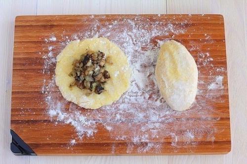 Картофельные зразы с грибами. 02