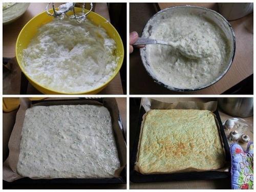 Кабачковый рулет с грибами. 02