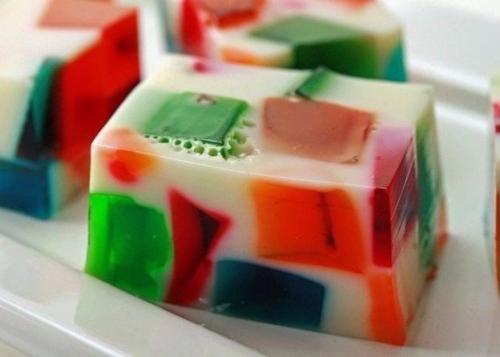 Разноцветное желе - что может быть красивее!