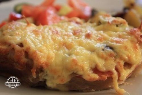 Мясо в ФОЛЬГЕ с грибами.