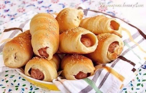 Топ - 5 лучших рецептов сосисок в тесте. 02