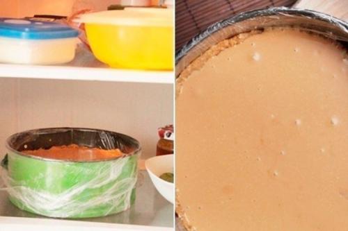 Чизкейк без выпечки со сгущенкой. 05
