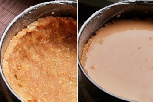 Чизкейк без выпечки со сгущенкой. 04
