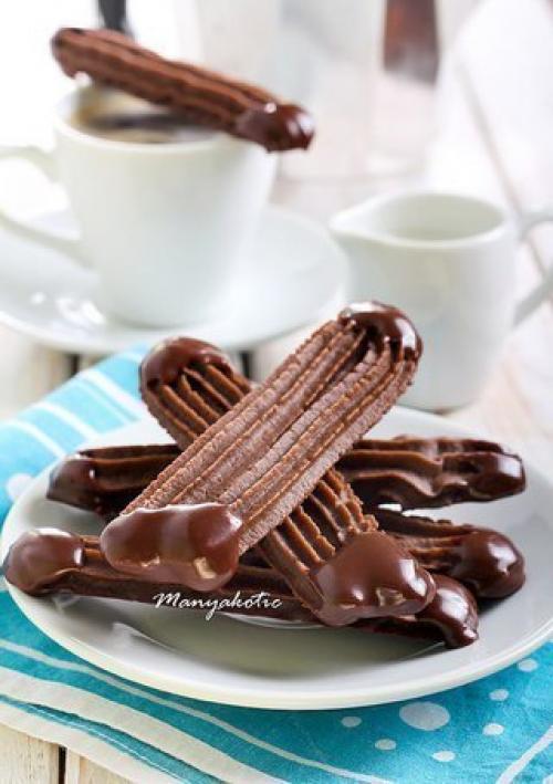 Шоколадные палочки.   Всем это печенье так понравилось, что к вечеру не осталось и крошки. 01