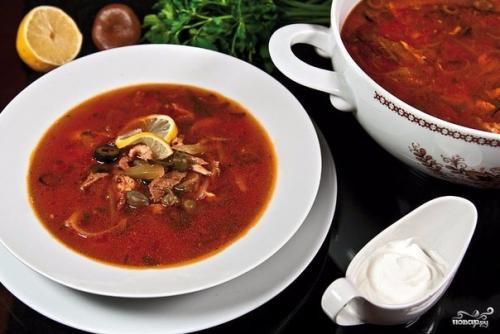 Солянка мясная?   Ингредиенты: