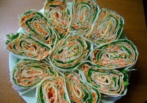 20 самых вкусных рулетов из лаваша. 02