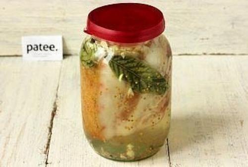 Сало в чесночном маринаде. 04