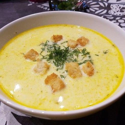 Суп с курицей и плавленым сыром. 03
