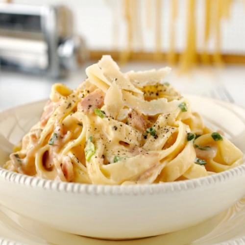 Спагетти с курицей в сливочном соусе. 04