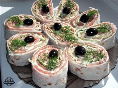 20 самых вкусных рулетов из лаваша. 04