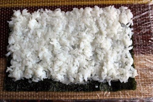 Домашние роллы.  Ингредиенты: 03