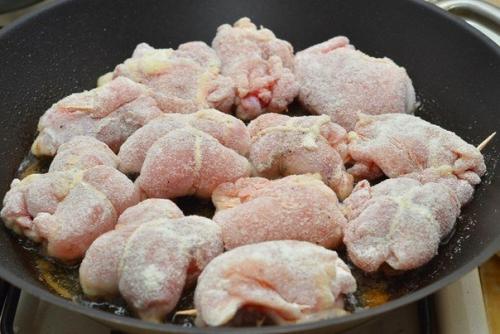 Голень цыплят с сыром и ананасами. 04