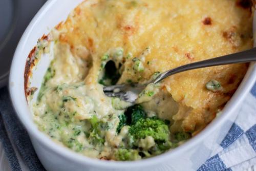 Гратен с брокколи?