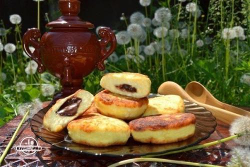 Сырники с шоколадом.