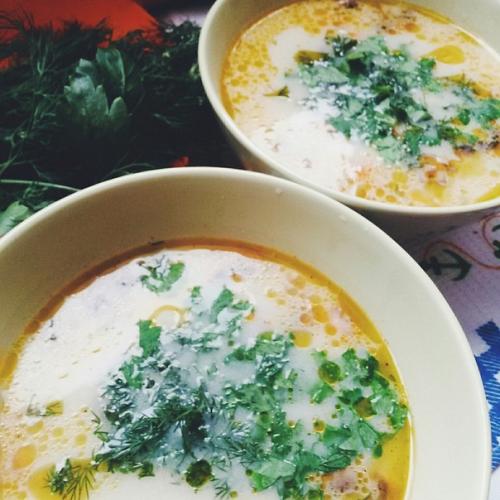 Суп с курицей и плавленым сыром. 02