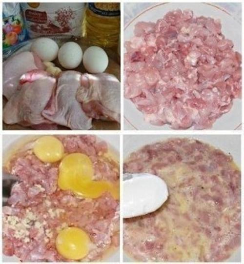 Куриные котлетки по-французски. 01