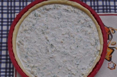 Киш с курицей и сыром. 03