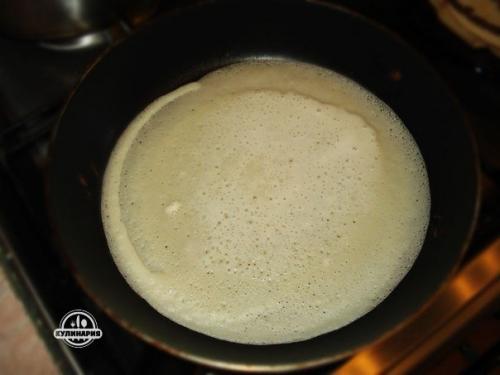 Тонкие блинчики.  Ингредиенты: 04