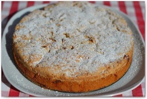 Очень вкусная шарлотка. 08